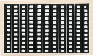 Lot 8325, Auction  123, Dufy, Raoul, Carrés blancs, fond noir