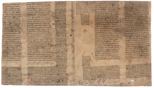 Lot 815, Auction  124, Justinianus, Lateinische Handschrift auf Pergament. Pandekten