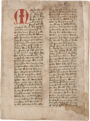 Lot 865, Auction  124, Libellus de penitentia, Libellus de penitentia. Deutsche Handschrift auf Papier