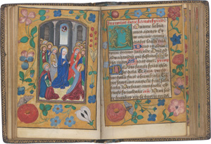 Lot 866, Auction  124, Horae BMV, Flämisches Stundenbuch in lateinischer Handschrift auf Pergament.