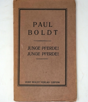 Lot 3064, Auction  124, Boldt, Paul, Junge Pferde! Junge Pferde! 