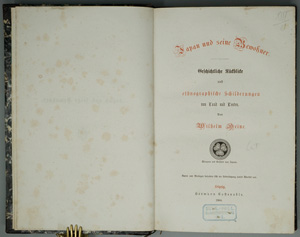 Lot 62, Auction  125, Heine, Wilhelm, Japan und seine Bewohner. Leipzig, Costenoble, 1860