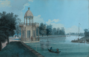 Lot 209, Auction  125, Berlin-Ansichten, Die Zollbrücke aufm Weg. Berlin um 1860