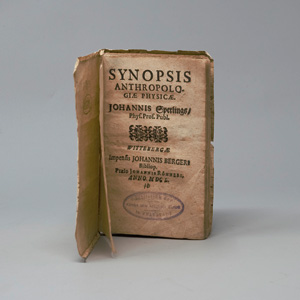 Lot 327, Auction  125, Sperling, Johann, Synopsis anthropologiae physicae. Wittenberg, Johann Berger für Johann Röhner, 1650