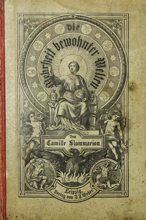 Lot 336, Auction  125, Flammarion, Camille, Die Mehrheit bewohnter Welten. Leipzig, Weber, 1865. - Erste deutsche Ausgabe