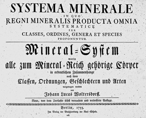 Lot 347, Auction  125, Woltersdorf, Johann Lucas, Systema minerale. Berlin, Buchhandlung der Realschule (d. i. Georg Ludwig Winter), 1755