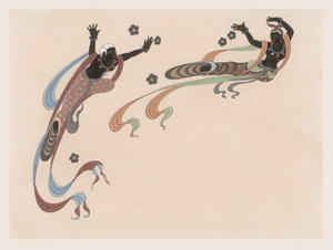 Lot 522, Auction  125, Dûnhuáng bìhuà xuan, Sinice: Auswahl an Dunhuang-Wandmalereien. Beijing, Rongbaozhai, 1956
