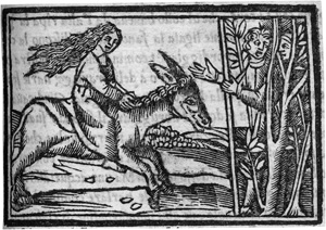 Lot 708, Auction  125, Apuleius, Lucius, Dell'Asino d'oro. Florenz, Filippo Giunta, 1598. - Durchschossenes Exemplar mit 60 Text-Holzschnitten