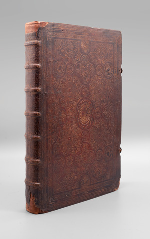 Lot 820, Auction  125, Eventail-Einband, aus einer französischen Jesuitenbibliothek. Deutschland um 1635. - Reich gezierter Einband im Eventail-Stil nach der neuesten Mode des Frühbarock in Frankreich