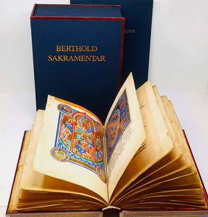 Lot 930, Auction  125, Berthold-Sacramentar, Das, Vollständige Faksimile-Ausgabe der Handschrift Ms. M. 710 der Pierpont Morgan. Graz, Akademische Druck- und Verlagsanstalt, 1999