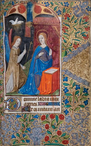 Lot 1013, Auction  125, Horae BMV, Französisches Stundenbuch in lateinischer Handschrift auf Pergament. Bretagne um 1440