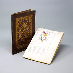 Lot 1057, Auction  125, Privilegienbestätigung, Lateinische Handschrift auf Pergament. Macerata 1674. -  Aus der Bibliothek von Leo Olschki, Florenz