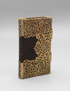 Lot 1543, Auction  125, Einbände., Durchbrochener, ziselierter und feuervergoldeter Silbereinband. Zürich um 1740