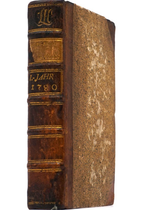 Lot 1588, Auction  125, Göttingisches Magazin, der Wissenschaften und Litteratur. Göttingen, J. C. Dieterich, 1780. - Die ersten drei Stücke des ersten Jahrgangs 