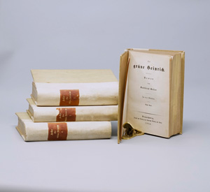Lot 1630, Auction  125, Keller, Gottfried, Der grüne Heinrich. Braunschweig, Friedrich Vieweg, 1854-1855. - Erste Ausgabe