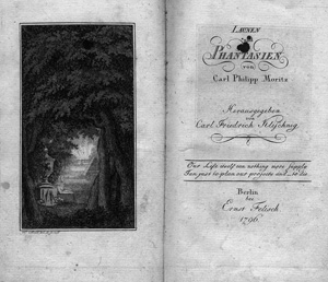 Lot 1668, Auction  125, Moritz, Karl Philipp, Launen und Phantasien. Berlin, Ernst Felisch, 1796. - Erste Ausgabe