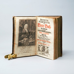 Lot 1689, Auction  125, Richey, Michael, Idioticon Hamburgense. Hamburg, C. König, 1754. - Erste Ausgabe