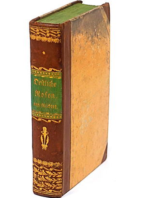 Lot 1691, Auction  125, Rückert, Friedrich, Oestliche Rosen. Leipzig, F. A. Brockhaus, 1822. - Erste Ausgabe