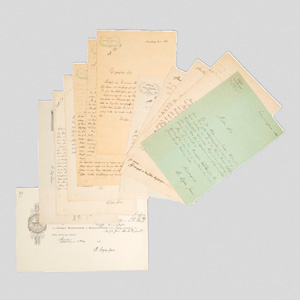 Lot 2030, Auction  125, Jensen, Wilhelm, 13 Briefe an den Verleger Westermann. 1870
