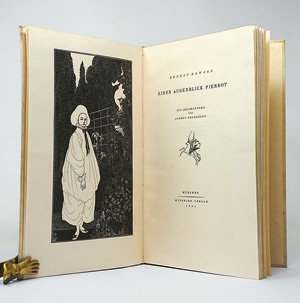 Lot 3022, Auction  125, Dowson, Ernest und Beardsley, Aubrey, Einen Augenblick Pierrot. München, Hyperion, 1921