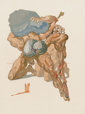 Lot 3065, Auction  125, Dante Alighieri und Dali, Salvador, La Divine Comédie. Paris, Éditions d'art le heures claires, 1963