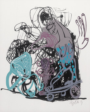 Lot 3074, Auction  125, Döring, Stefan, Ungebrochene Fragmente. Berlin, Ursus Press, 1991. - Mit Siebdrucken von K. Zylla. 70 Exemplare