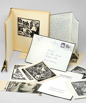 Lot 3095, Auction  125, Felixmüller, Conrad, Ich sah und schnitt in Holz. Hamburg 1952. - 300 Exemplare