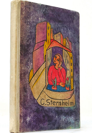 Lot 3347, Auction  125, Sternheim, Carl und Schrimpf, Georg, Meta - Napoleon - Schuhlin (privater Sammelband mit Umschlagillustration). Leipzig, K. Wolff, 1915-1916. - Der Vordereinband mit einer aufgebrachten Originalzeichnung von Schrimpf