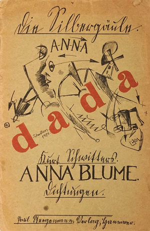 Lot 3348, Auction  125, Schwitters, Kurt, Anna Blume. 6.-10. Tsd. Hannover, Paul Steegemann, 1919