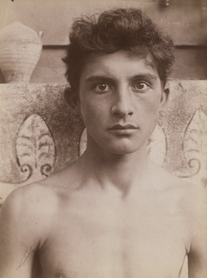 Lot 4044, Auction  125, Gloeden, Wilhelm von, Portrait of a boy