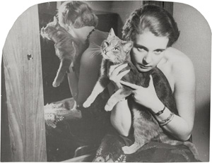 Lot 4238, Auction  125, Roh, Franz, Untitled (Woman with cat)