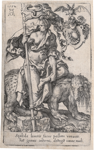 Lot 5001, Auction  125, Aldegrever, Heinrich, Die sieben Todsünden