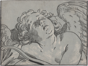 Lot 5053, Auction  125, Coriolano, Bartolomeo, Schlafender Amor