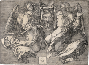 Lot 5063, Auction  125, Dürer, Albrecht, Das Schweißtuch, von zwei Engeln gehalten 