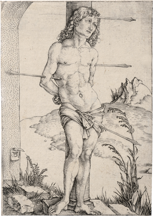Lot 5068, Auction  125, Dürer, Albrecht, Der hl. Sebastian an der Säule