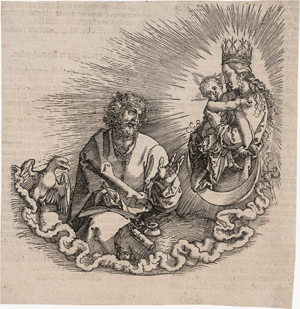 Lot 5081, Auction  125, Dürer, Albrecht, Die Jungfrau erscheint Johannes