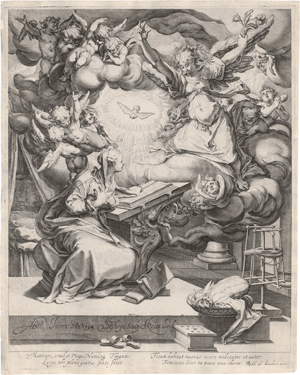Lot 5103, Auction  125, Gheyn II, Jacques de, Die Verkündigung 