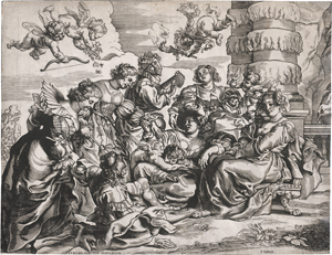 Lot 5121, Auction  125, Jegher, Christoffel, Der Liebesgarten mit den sitzenden Frauen