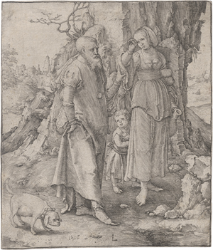 Lot 5129, Auction  125, Leyden, Lucas van, Abraham verstößt Hagar