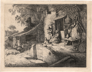 Lot 5165, Auction  125, Ostade, Adriaen van, Die Spinnerin