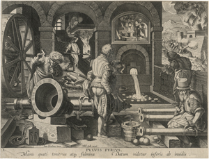 Lot 5226, Auction  125, Stradanus, Johannes - nach, Pulvis Pyrius - Die Erfindung des Schießpulvers