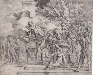 Lot 5227, Auction  125, Testa, Pietro, Die Opferung der Iphigenie