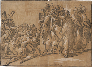 Lot 5236, Auction  125, Vicentino, Nicolò, Christus heilt die Pestkranken