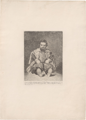 Lot 5274, Auction  125, Goya, Francisco de, Un Enano (Sebastian del Morra)