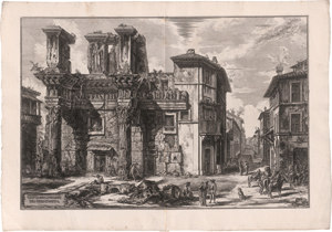Lot 5307, Auction  125, Piranesi, Giovanni Battista, Veduta degli Avanzi del Foro di Nerva