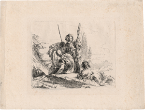 Lot 5320, Auction  125, Tiepolo, Giovanni Battista, Drei Soldaten mit einem Jungen