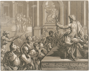 Lot 5330, Auction  125, Zanetti, Anton Maria, Anbetung des Jupiters in einem Tempel