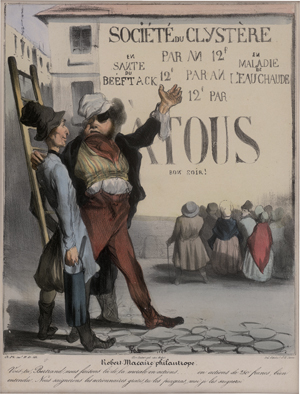 Lot 5338, Auction  125, Daumier, Honoré, Robert Macaire philantrope