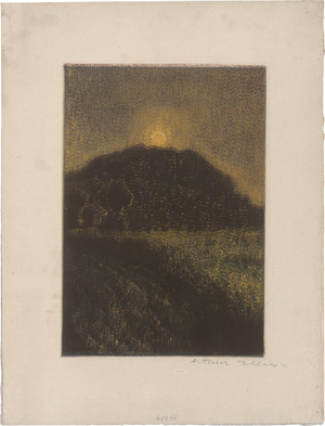 Lot 5430, Auction  125, Illies, Arthur, Falkenberg im Mondschein