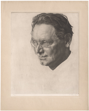 Lot 5442, Auction  125, Lipinsky, Sigmund, Porträt des Philosophen und Naturwissenschaftlers Raoul Heinrich Francé